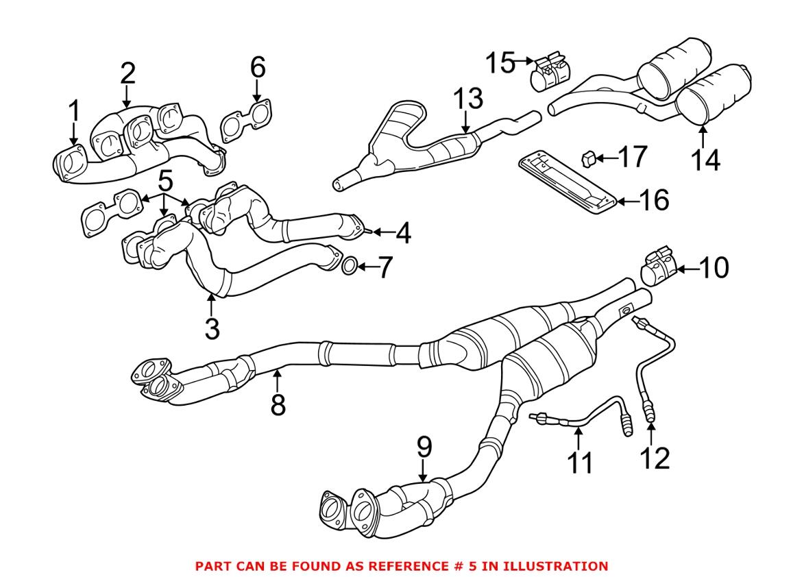 BMW Exhaust Manifold Gasket 11627505789